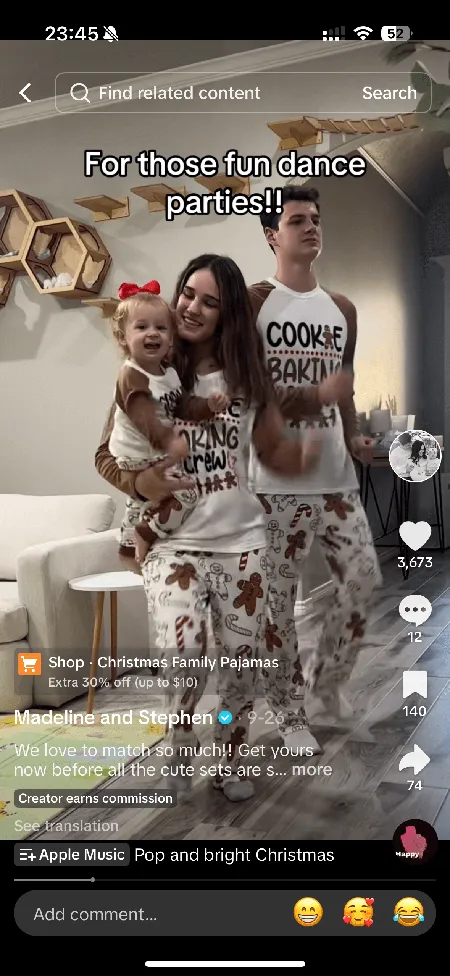 PatPat TikTok creator content